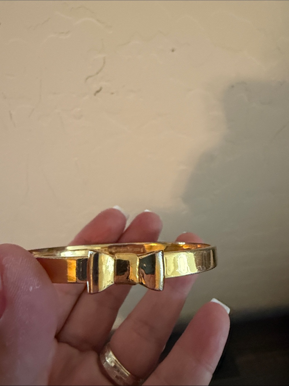 kate spade Gold Bow Bangle Bracelet
